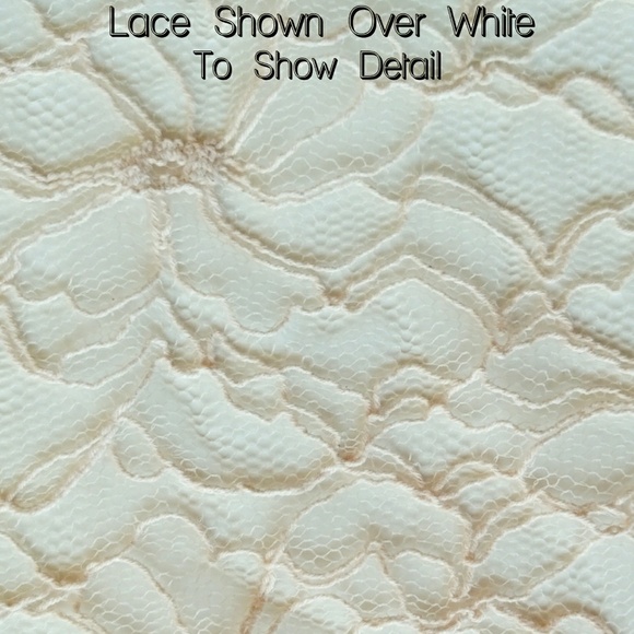 POL Boho Distressed Denim & Layered Lace Skirt - Picture 6 of 8